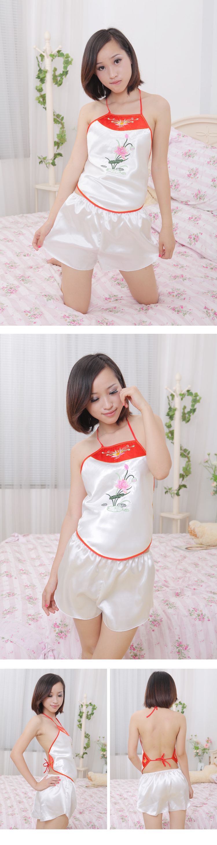 Sexy tạp dề ladies dành cho người lớn cổ điển bộ đồ lót thời trang sling bọc ngực món quà Ngày Valentine món quà năm nay quần áo ngủ