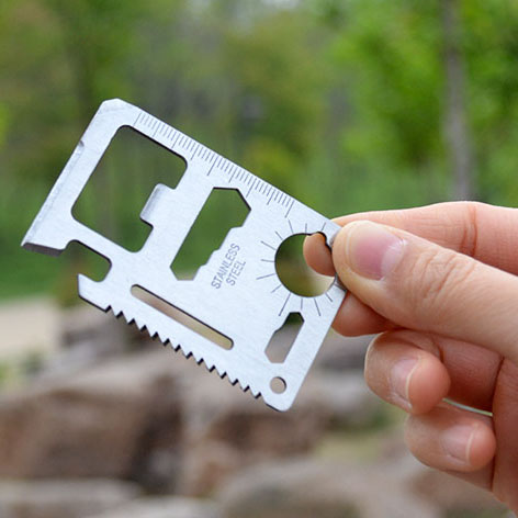 Outdoor camping supplies multifunctional Swiss Army knife card credit card portable universal tool card folding knife