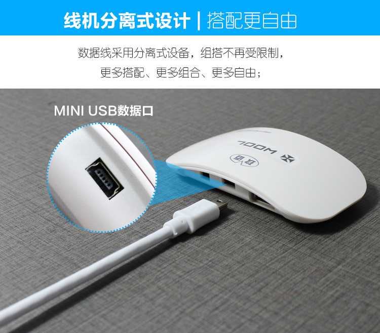 Chín bước trung tâm cung cấp điện thoại usb splitter OTG tốc độ trung tâm băng dữ liệu máy tính 4 USB2.0 - USB Aaccessories quạt nhỏ để bàn
