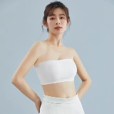 Шелковое нескользящое нижнее белье, майка пуш-ап, бюстгальтер пуш-ап, тонкий бюстгальтер без косточек, красивая спина, открытые плечи
