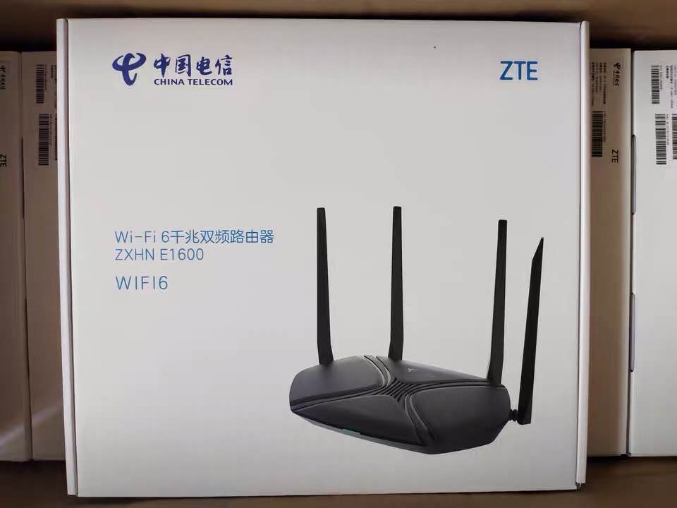 ZTE E1600 Telecom version WiFi6 Router Full Gigabit 5G Dual-band High-speed Wireless MESH Group Network E1630
