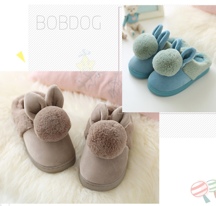 Pantoufles enfants en suède pour hiver - semelle plastique - Ref 986547 Image 31