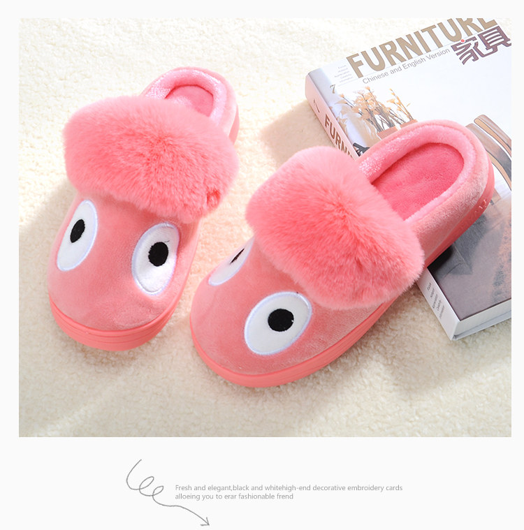 Pantoufles enfants en suède pour hiver - semelle plastique - Ref 1016437 Image 21