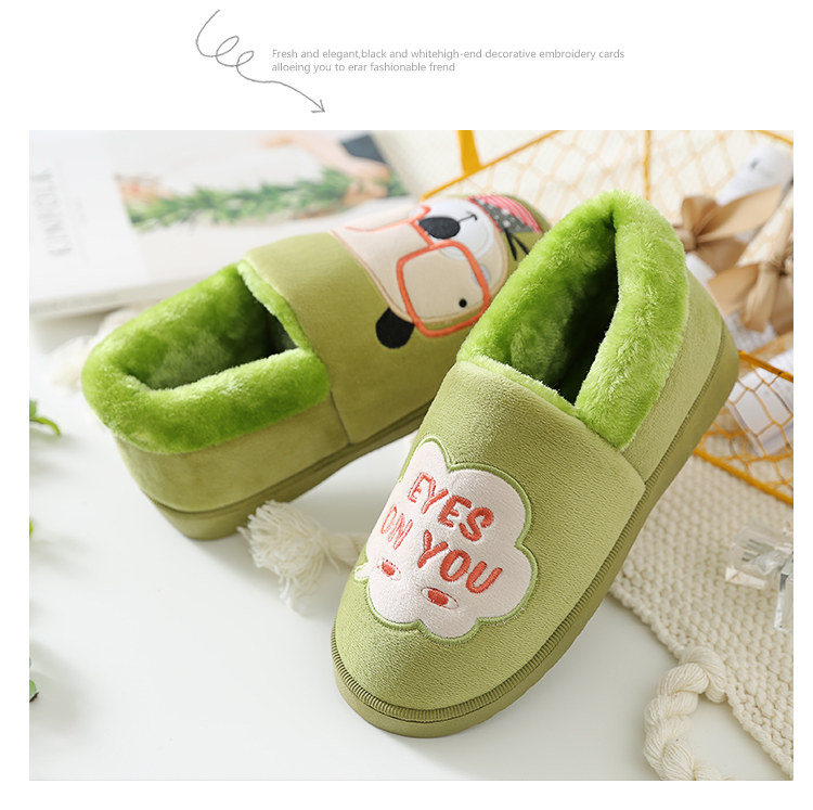 Pantoufles enfants en suède pour hiver - semelle plastique - Ref 1032181 Image 22