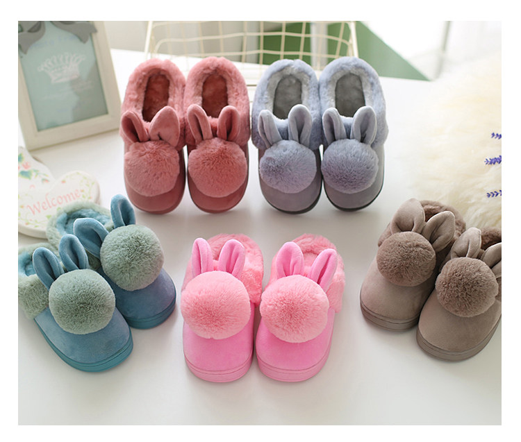 Pantoufles enfants en suède pour hiver - semelle plastique - Ref 986547 Image 12