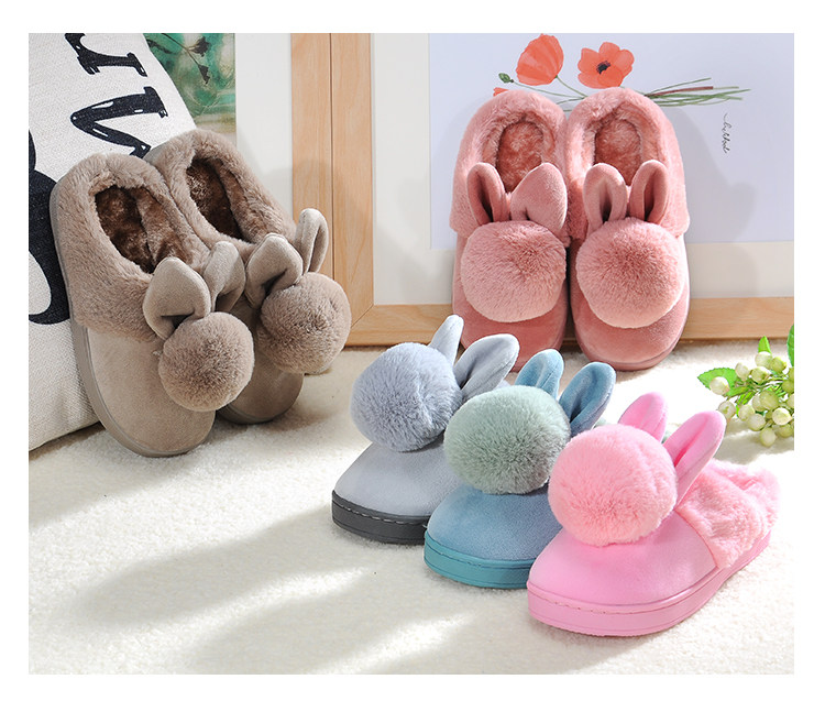 Pantoufles enfants en suède pour hiver - semelle plastique - Ref 986547 Image 49