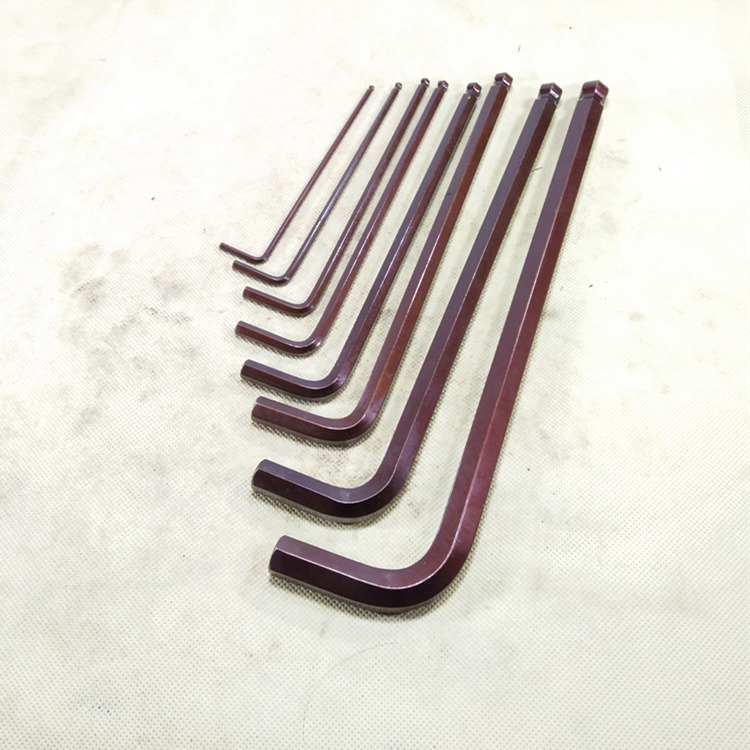 Alloy steel steel high-strength inner hexagon special long car repair tool set tool single multi-function wrench physical map