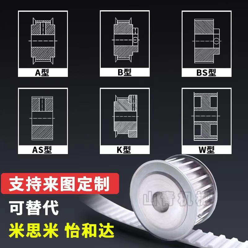 Mithmiyi synchta synchronous wheel gear S3MS5MS8M S14M L XL MXL T5T10 idle wheel set to do