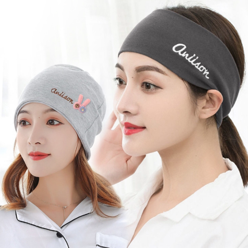 Confinement hat summer thin postpartum autumn windproof confinement headband maternity turban female headband maternity hat