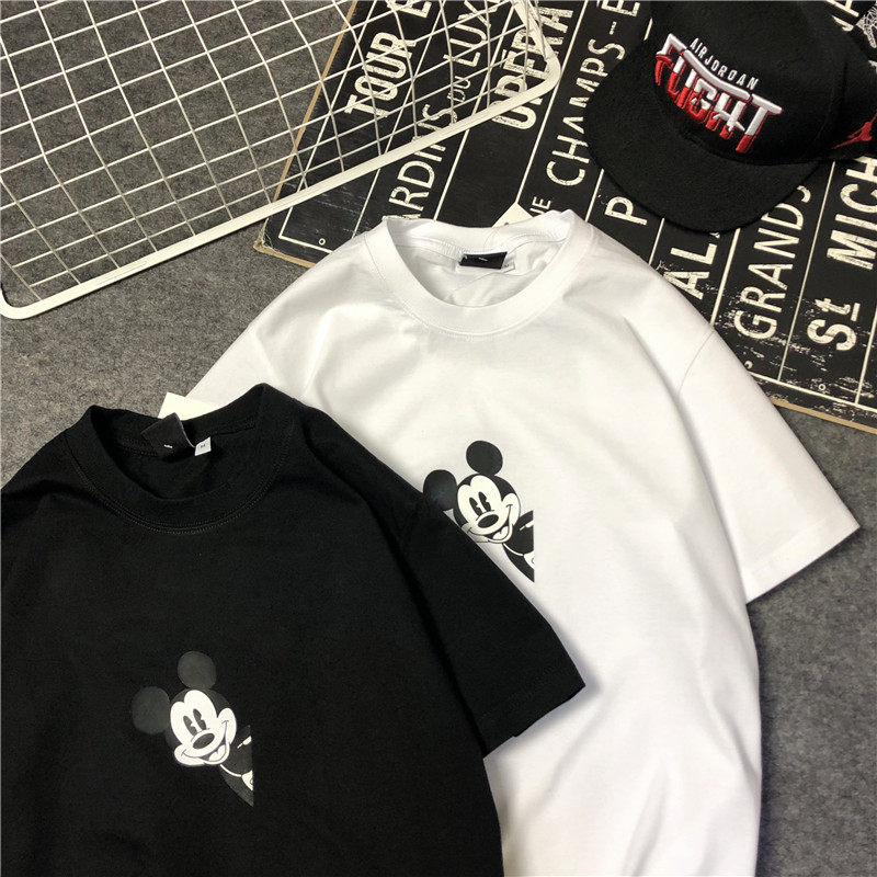 Tide Billboard 2021 Summer Korean version Katumbic pure cotton mistress short sleeve T-shirt male and female half sleeve loose large size