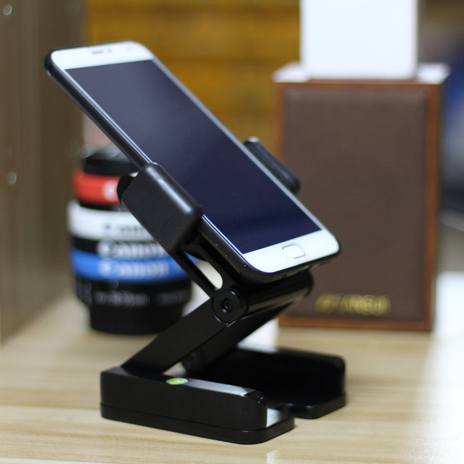 Mobile Phone Desktop Bracket Full Metal Folding Aggravating fixed clip can be adjusted arbitrarily with angle lifting and research retest-Taobao