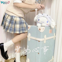 uniwalker retro suitcase lolita girl cute suitcase student trolley case 20 inch boarding case