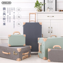 uniwalker suitcase female Korean version of the small fresh universal wheel net red trolley case 20 inch college student suitcase