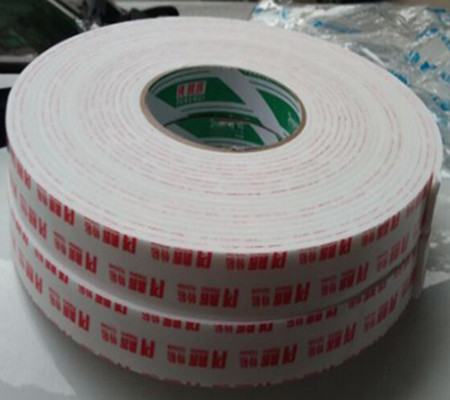 Quảng cáo bọt hai mặt dính siêu dính mạnh hai mặt bằng nhựa trắng xốp xốp hai mặt 10 mét một cuộn - Băng keo băng dính đen