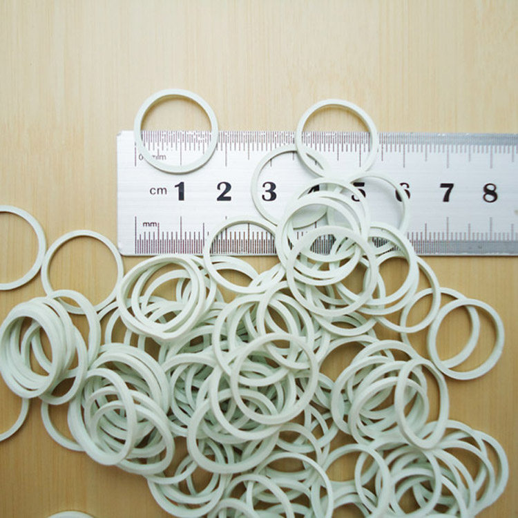 White rubber band diameter 2CM cm Latex ring rubber band Rubber ring Rubber ring cowhide rib 1 kg