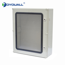 Youka 600 500 195 transparent cover waterproof box Outdoor rainproof instrument box Flame retardant PC plastic distribution box