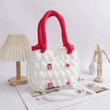 Хлопковая клубника, вязаная сумка ручной работы, набор материалов, облако, «сделай сам», подарок на день рождения