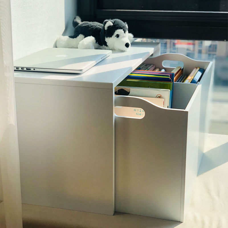 Bay window small table tatami window sill artifact low cabinet children's bedroom side cabinet with drawer storage storage floor cabinet