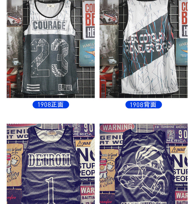 Quần thể dục thể thao nam size lớn quần áo bóng rổ cá tính rỗng in 3D áo vest xu hướng thời trang áo vest áo thun 3 lỗ