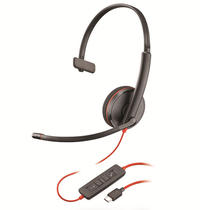 Plantronics Plantronics C3210 USB TYPE-C head-mounted noise-cancelling wire-controlled computer with wheat headphones