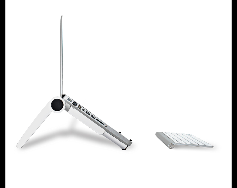 Microsoft surface3 máy tính xách tay pro5 4 tablet bracket cuốn sách tản nhiệt bảo vệ đốt sống cổ tử cung phụ kiện