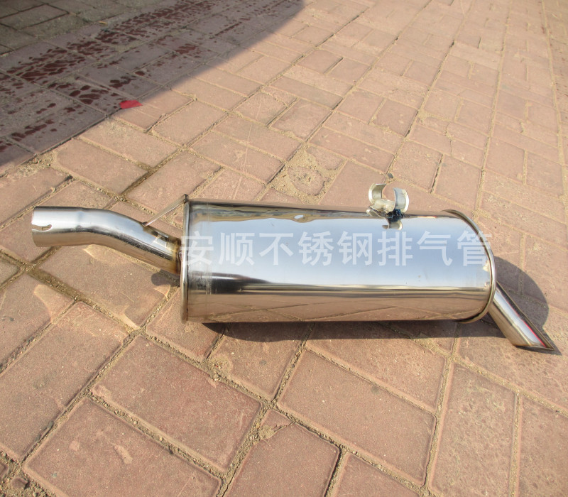 409 plate Santana 2000 stainless steel exhaust pipe rear section stainless steel silencer Stainless steel silencer