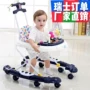 Đa năng Baby Walker 6 / 7-18 tháng Chống rollover Đẩy có thể ngồi Nam và nữ với âm nhạc xe đẩy em be cao cấp