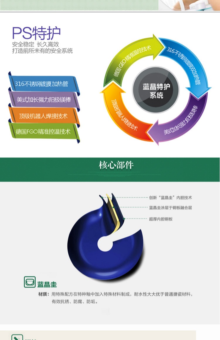 bình năng lượng mặt trời Lưu trữ nước tốc độ bếp nóng Po điện nước nóng kho báu nhỏ nước nóng điện kim loại cơ thể cách nhiệt polyurethane 12L bình nóng lạnh trực tiếp