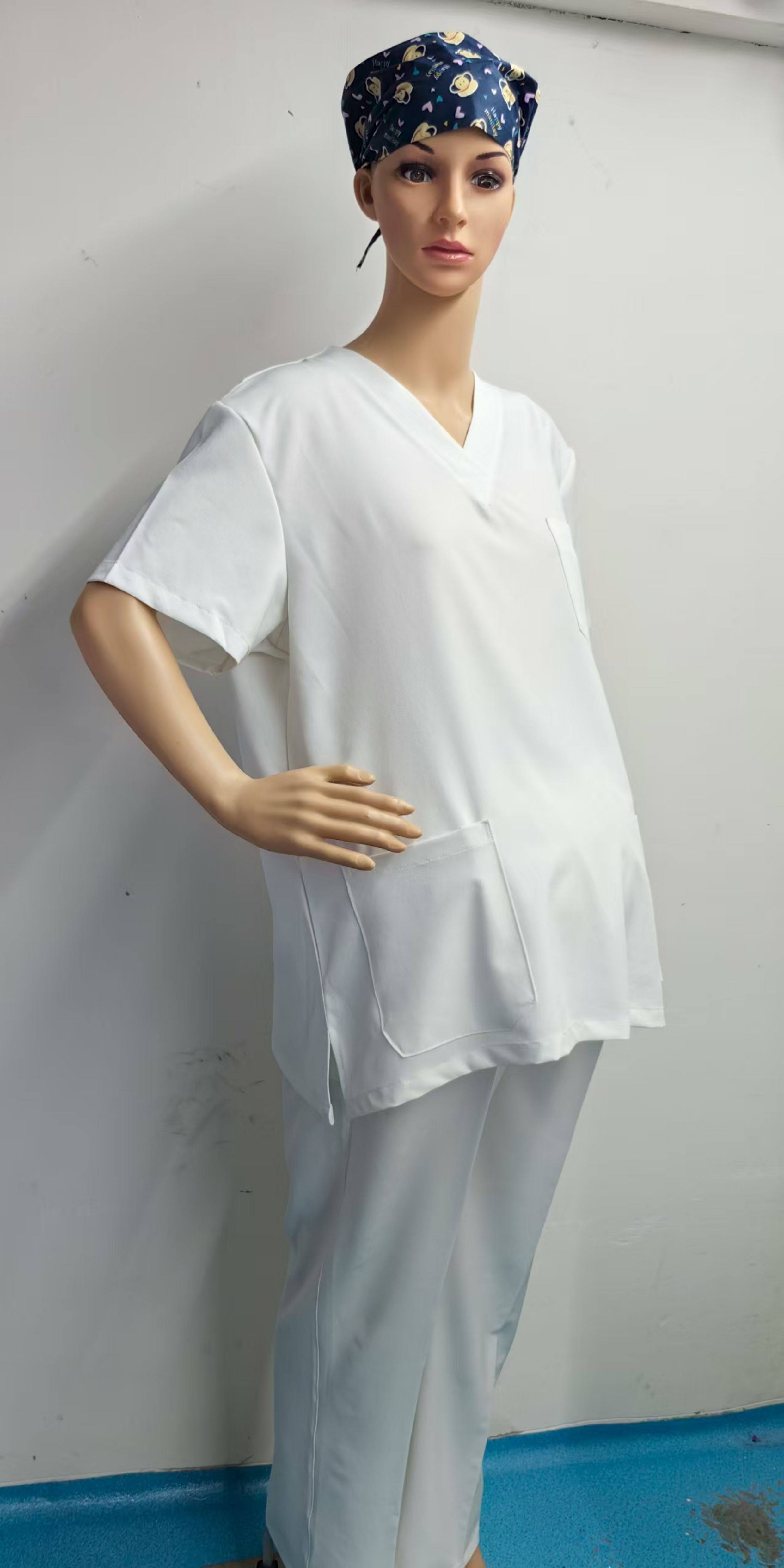 弹力托腹裤护士孕妇裤手术室手术衣医护刷手服女短袖速干医生服 — 21