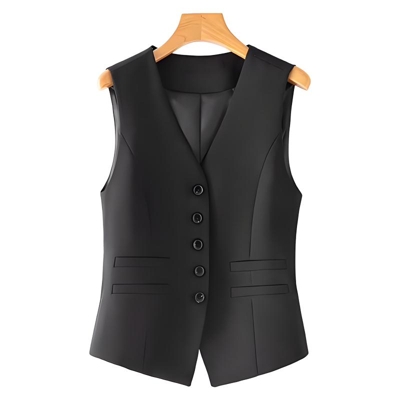 Gray and Black Suit Vest for Women, Outerwear Vest, 2026 Spring New Style, Short, Petite, Sleeveless, High-End, Off-Shoulder Gray and Black Suit Vest for Women, Outerwear Vest, 2026 Spring New Style, Short, Petite, Sleeveless, High-End, Off-Shoulder