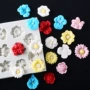 DIY Cake Mold Variety Hoa hồng Daisy Fondant Silicone Liquid Silicone Khuôn Mềm Gốm Handmade Xà phòng Khuôn khuôn kem