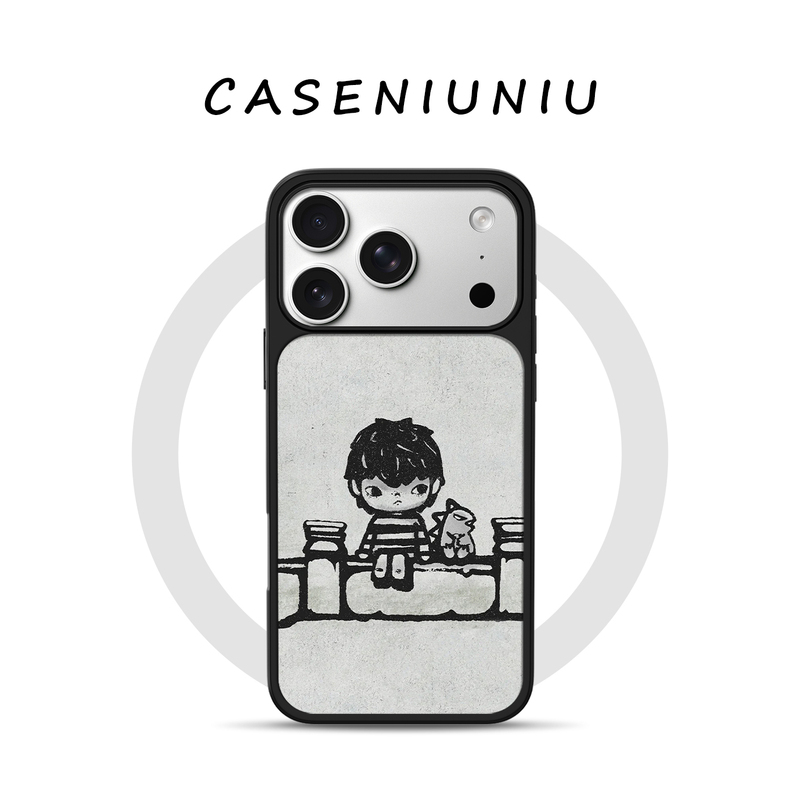 Hirono Ono Is Suitable for Apple, Huawei, and Xiaomi Phone Cases, Magnetic iPhone 17 Pro Max New Model 16, Simple and Trendy, Cool 15, Unique and High-End 14, Niche and Non-Repetitive 13 Phone Case, Shockproof