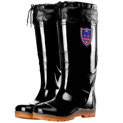 牛筋底防水雨鞋高筒水鞋工地胶鞋水靴雨靴