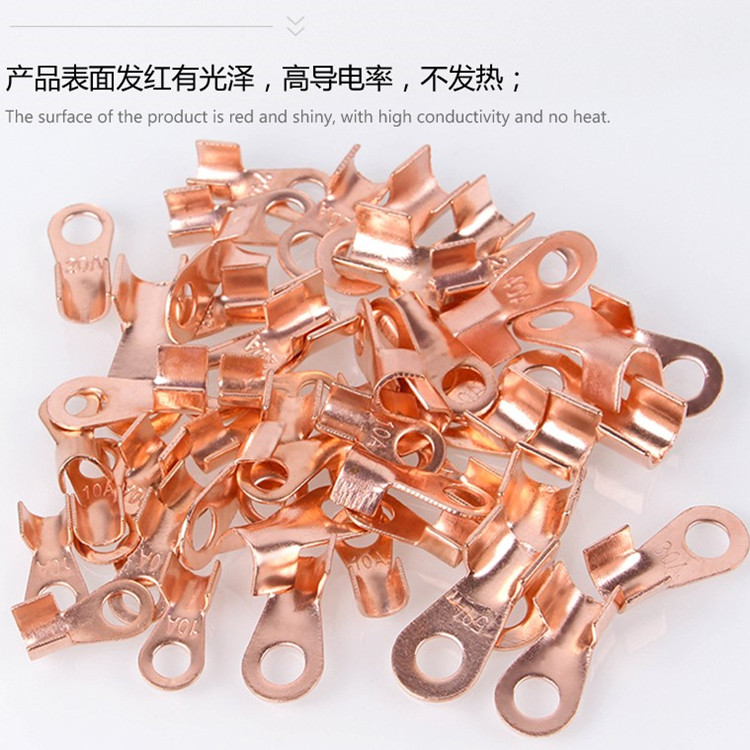 The national standard opens the nose and nose 5A 60A 80A 100 150 400A copper wire nose joint terminal block