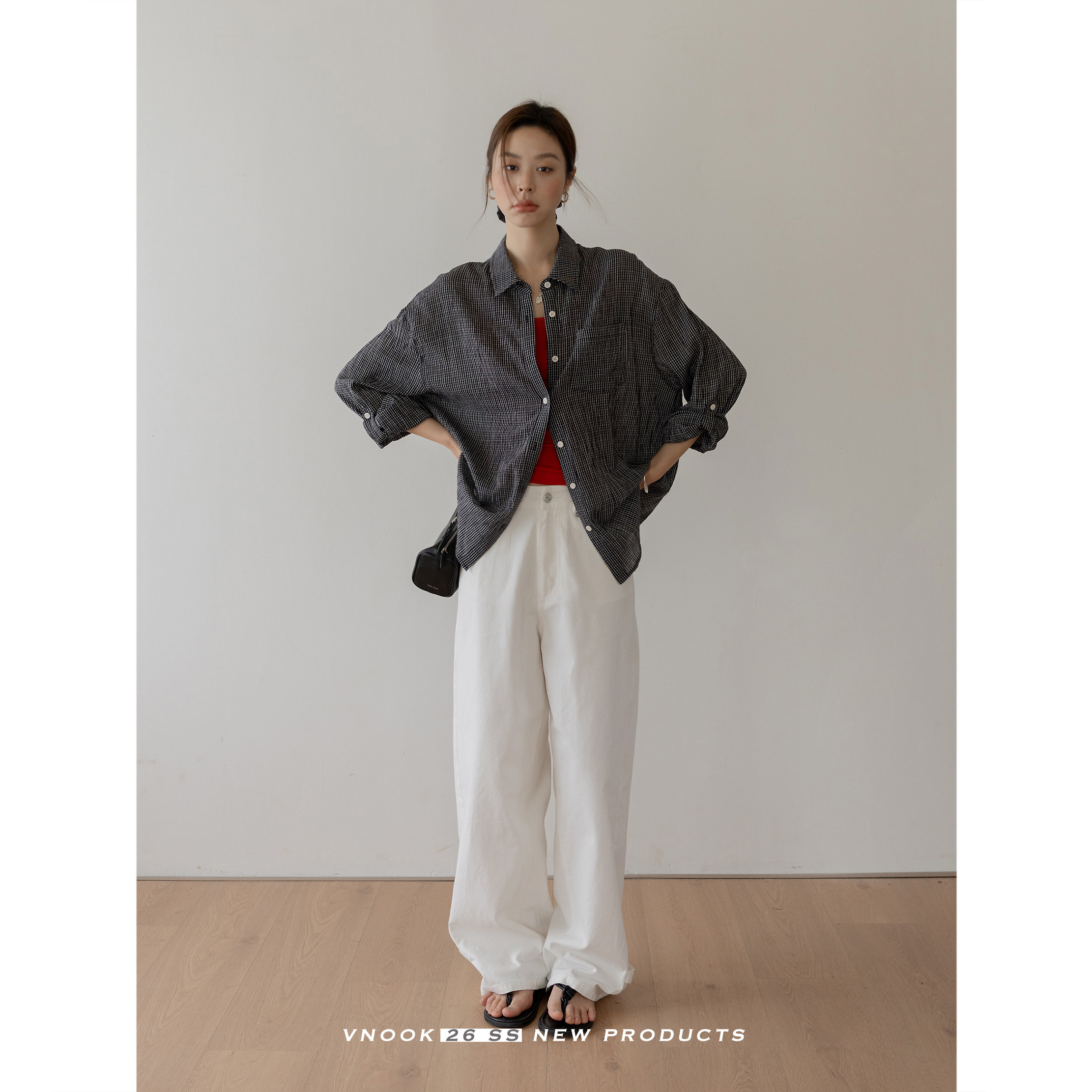 VNOOK черные широкие брюки-юбка с кулиской для женщин в стиле casual с драпировкой и стройнящим эффектом