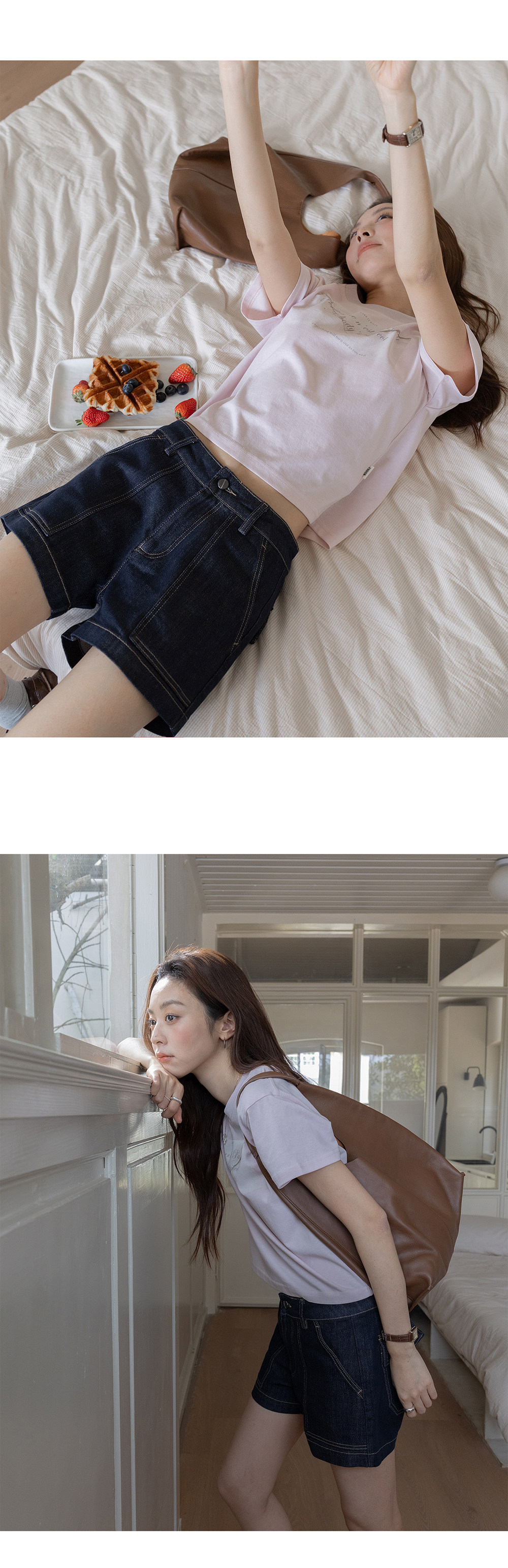 VNOOK женская футболка с высокой талией короткого кроя с короткими рукавами 2026 весна-лето новая вязаная слегка свободная с принтом круглый вырез стройнящая блузка