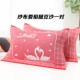 G khăn gối che bằng một chiếc khăn trên bảng gối khăn gối bao gồm một cặp gối nhỏ gọn Bắc Âu cũ - Khăn gối