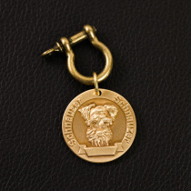 Pet Dog Card Custom Personality anti-loss anti-loss Lost Cat Dog Located metal listing Collar Decoration Listing