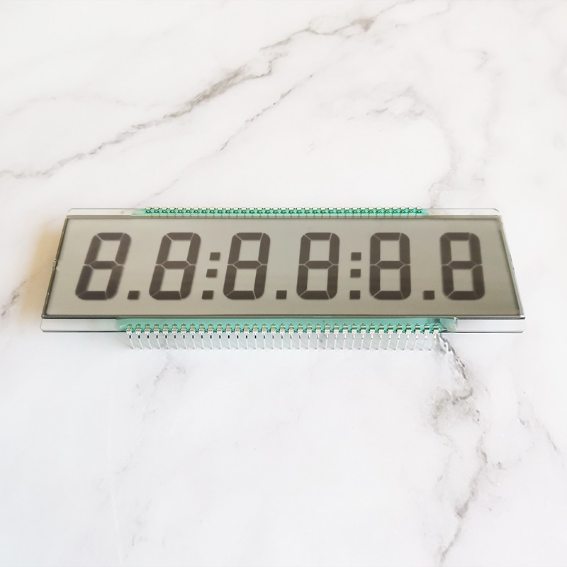 Dalian Qiyuan TN ultra - wide temperature 6 bit 8 word 7 band LCD screen display ED139 can be customized