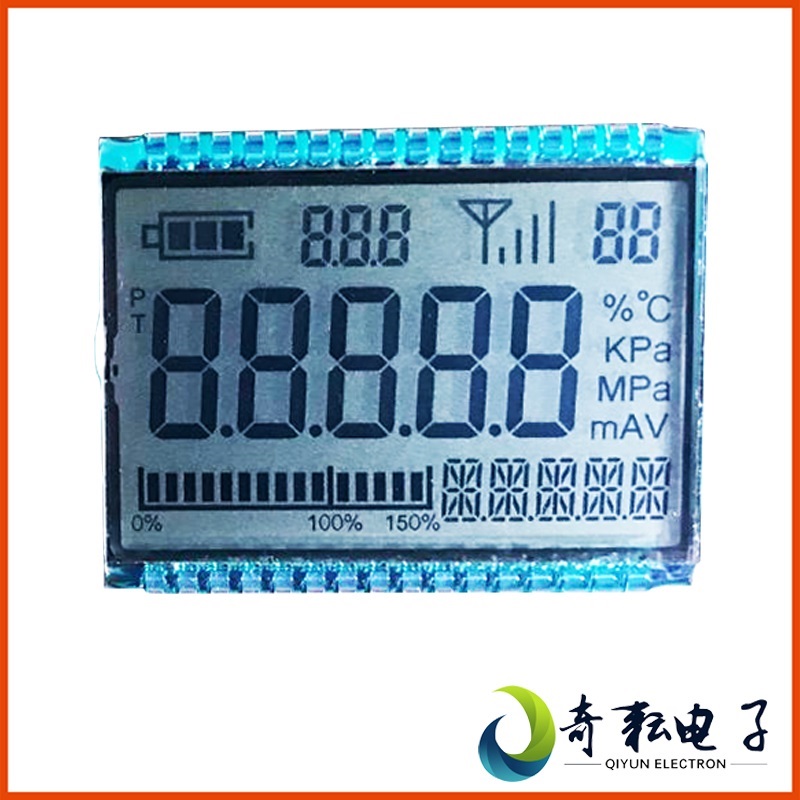 Dalian chiyun 5 bits 8 words HTN ultra-wide warm-section lcd LCD screen welding type section code lcd screen GDC05720