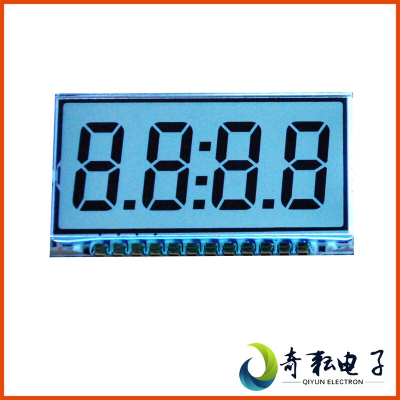 Dalian Qi Yun ultra-low temperature 4 bits 8 words 7 segment code clock LCD screen break code LCD digital tube GDC04212
