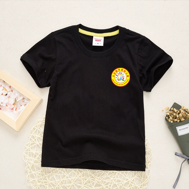 Trang phục sân vườn mẫu giáo mùa hè thể thao đồng phục cotton tùy chỉnh tay áo ngắn tùy chỉnh lớp lớn lớp nhỏ trường tiểu học ngọn quần đồng phục học sinh