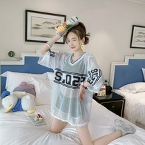 Swimsuit female Korean ins fairy Fan three-piece set split conservative students cover belly thin hot spring sports swimming suit