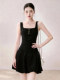 Super Stylish and Stunning Dress, Black Sleeveless, Waist-Cinching, Slim-Fit, Perfect for Petite Figures, Very Attractive Dress for Summer 2026