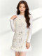 High-End Unique and Beautiful Dress, White Sequined Tank Dress, Elegant and Exquisite for Formal Occasions in Spring 2026
