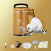 máy làm sữa hạt bosch Sữa đậu nành nhỏ Hộ gia đình nấu ăn tự động Mini đa chức năng Thông minh Bộ lọc miễn phí Gạo dán 1-2 người 3-4 người - Sữa đậu nành Maker máy làm sữa chua chefman Sữa đậu nành Maker