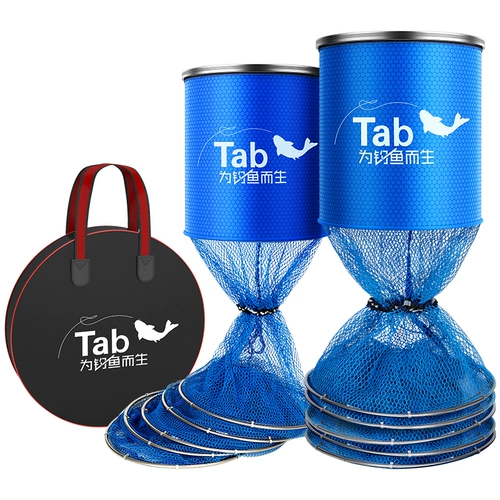 Сетка для защиты рыболовной рыбы, специальная сетка для защиты рыбы для дикой рыбалки, карман для рыбной сети, карман для рыбы, портативная маленькая рыбацкая клетка для рыбы, сумка для живой рыбы