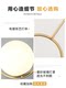 Nordic Master Bedroom Bedside Small Chandelier, Modern Minimalist Grille Background Wall Decoration, Iron Straight Rod Glass Light Luxury Chandelier