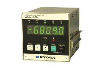 Republic KYOWA sensor signal amplifier data recorder WGA-670B-0 WGA-680B-0