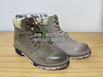 1W2353086 Camel Martin boots mens autumn and winter new high-top work shoes with increased height trendy and versatile leather boots